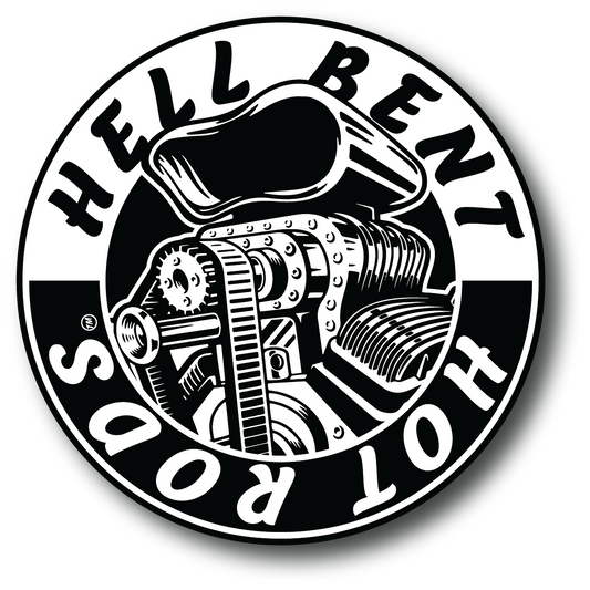 Hell Bent Hot Rods Classic Sticker